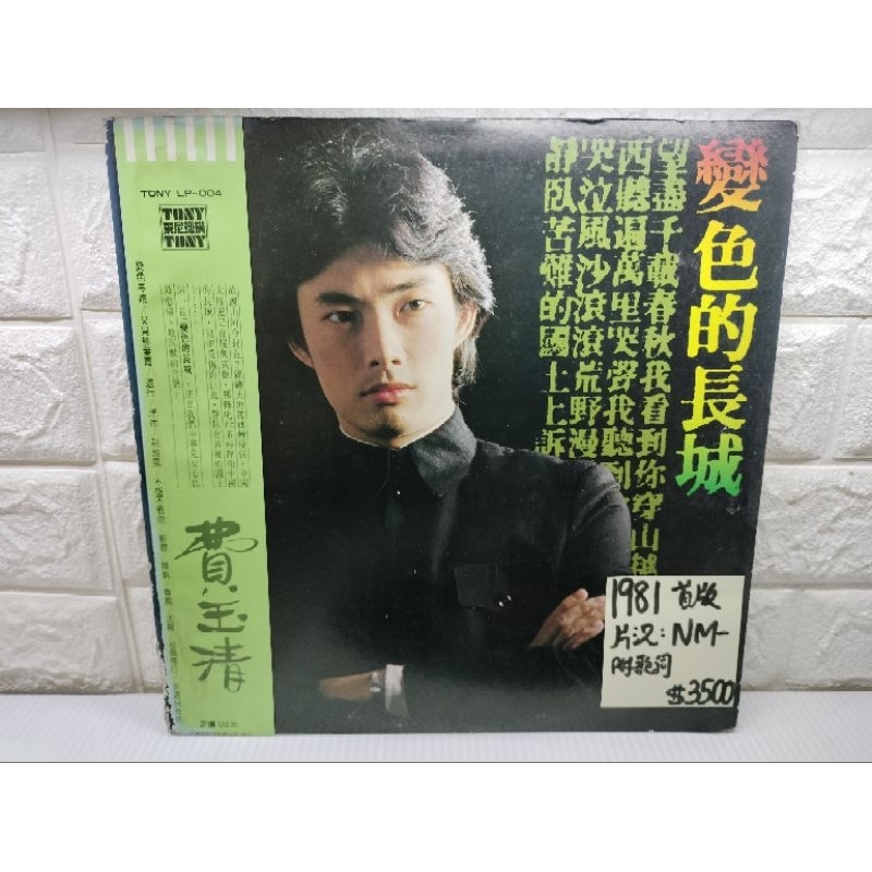 1981首版 費玉清 變色的長城 船歌 國語黑膠