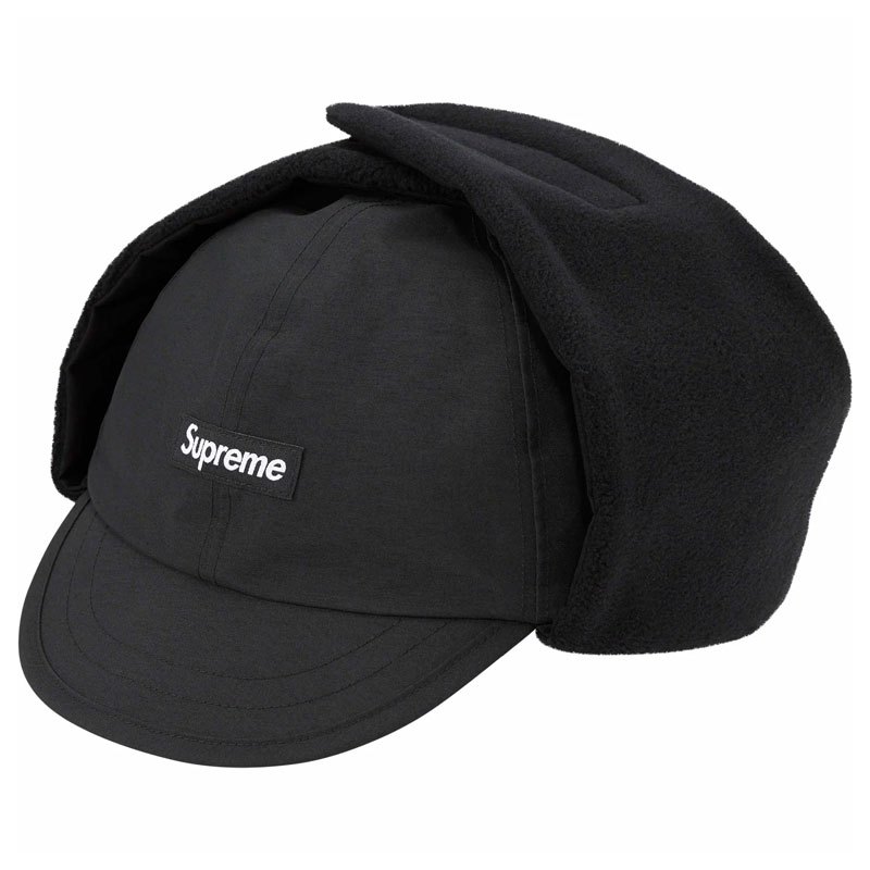SUPREME x GORE-TEX FW23 EARFLAP CAP 飛行帽 (黑色) 化學原宿