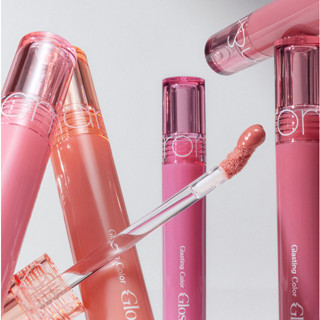南他宿滿299免運 Rom&nd Glasting Color Gloss 天使光糖漿唇釉 唇膏 口紅 ROMAND