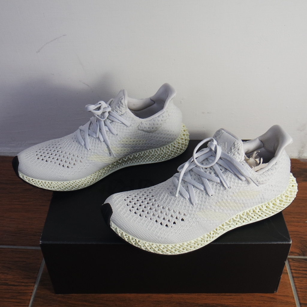 全新公司貨ADIDAS 4D FUTURECRAFT 跑鞋 馬牌底 襪套 網布 男 灰Q46229