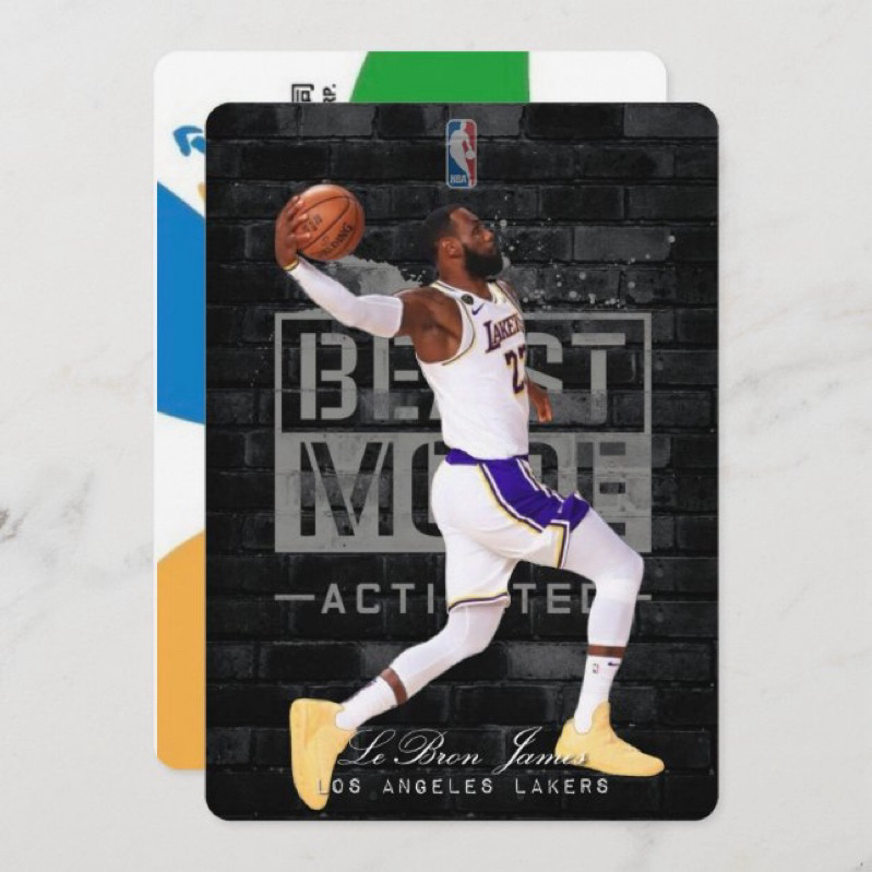 NBA超級球星Beast Mode野獸模式 悠遊卡 (實體悠遊卡,非貼紙) ：LeBron Kobe Ja Morant