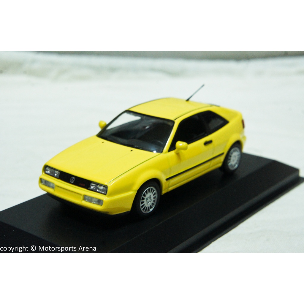 【現貨特價】1:43 Minichamps VW Corrado G60 1990 黃色/紫色