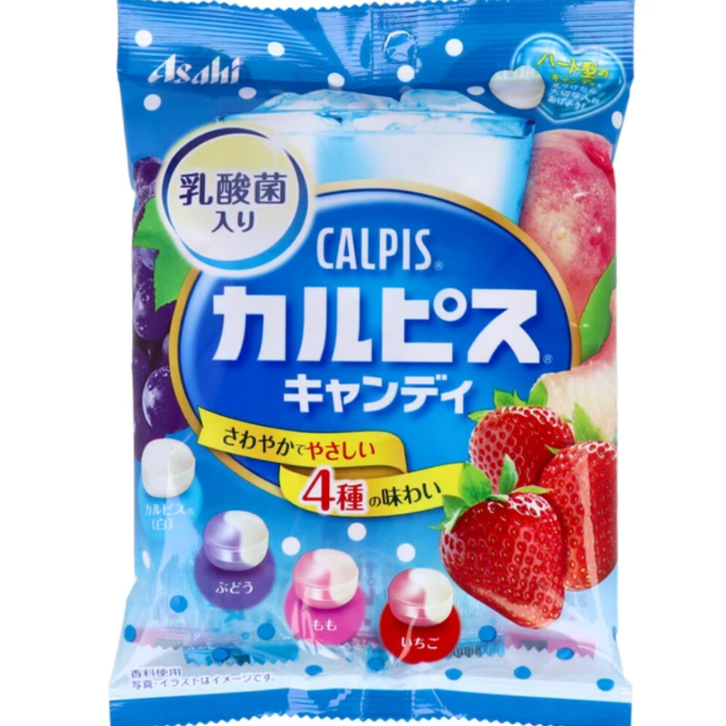 可爾必思 糖果 餅該 草莓 日本 朝日 キャンディ calpls Asahi