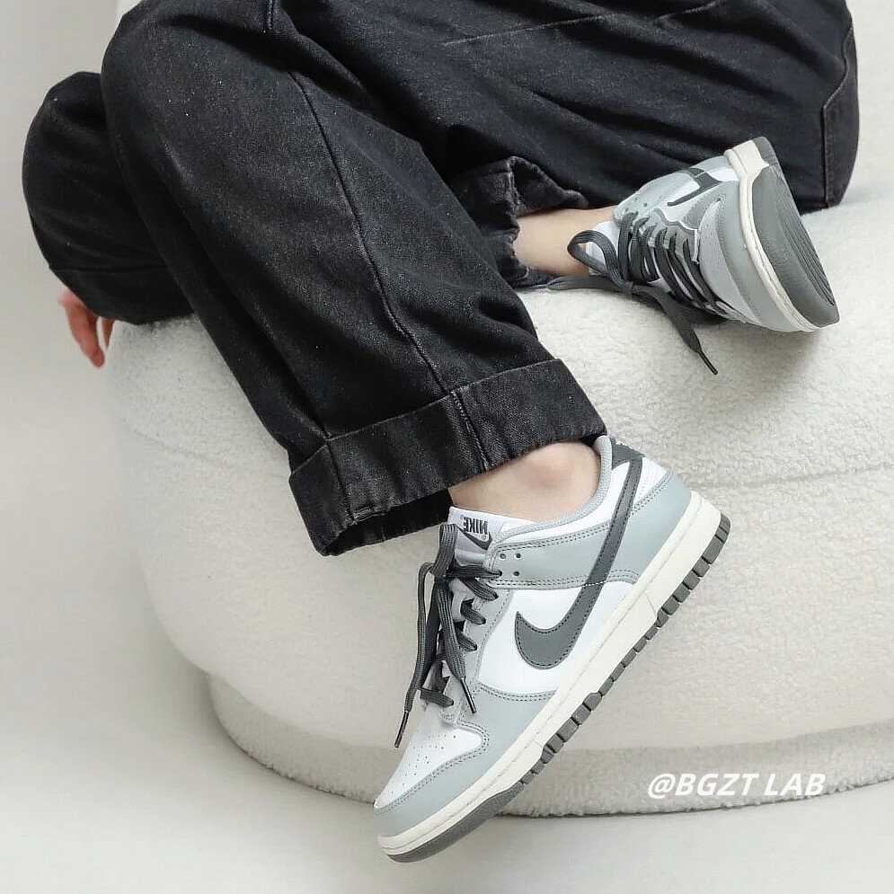 BGZT- 免運 Nike Dunk Low Light Smoke Grey 白灰 板鞋 低筒 DD1503-117