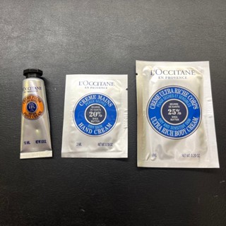 栗子美妝🌰｜L'OCCITANE 歐舒丹 乳油木保濕身體霜 6ml 乳油木護手霜 3ml 試用包 小樣