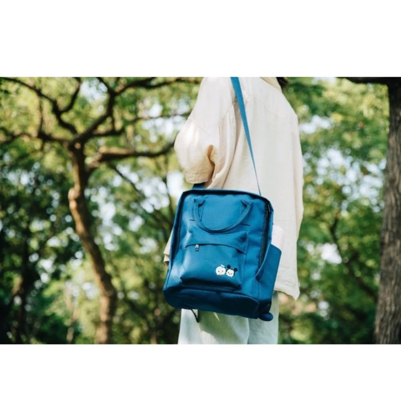 保證全新正品現貨 ❤️Disney Tsum Tsum 藍色可愛後背包/只有一個售罄不補 統一百貨來店禮❤️