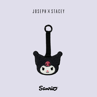 JOSEPH AND STACEY 三麗鷗聯名針織包包掛飾鑰匙圈-酷洛米大頭