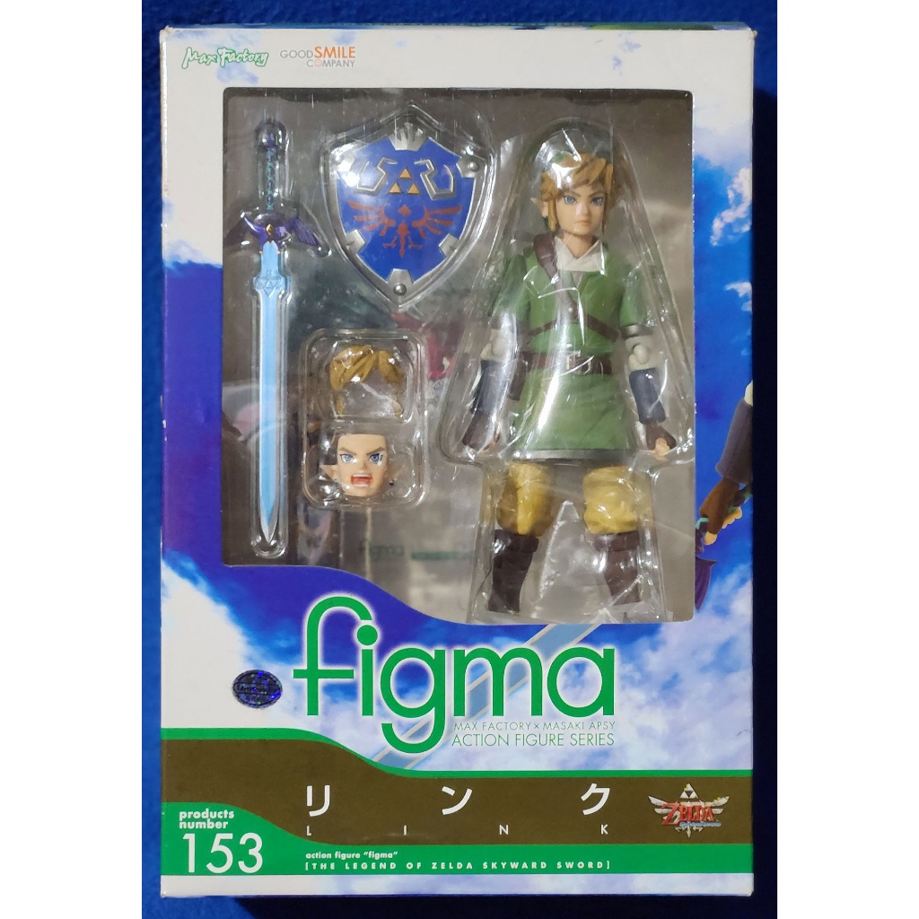 正版 現貨 figma 153 林克 薩爾達傳說 天空之劍 大師之劍 海利亞之盾 非 Switch 曠野之息 王國之淚