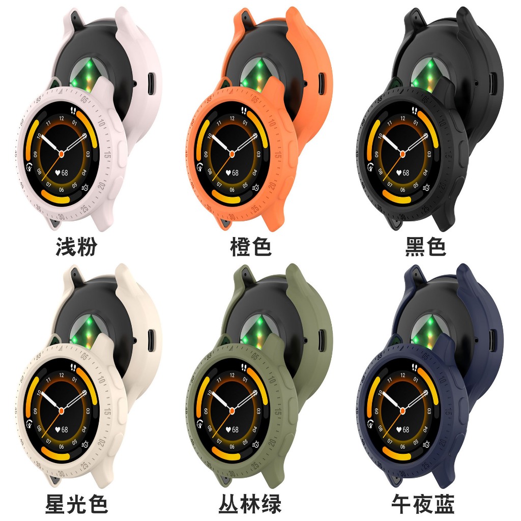 鎧甲 運動保護套 佳明 Garmin Venu 3 刻度錶殼 Venu 3S 半包鏤空殼 Venu3 矽膠保護殼 防摔殼