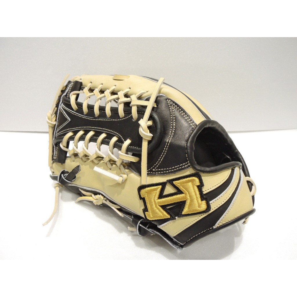 日本品牌 Hi-Gold (HG) 特別訂製 硬式高級牛皮 反手 棒壘球手套 外野手套 T網檔 附贈手套袋