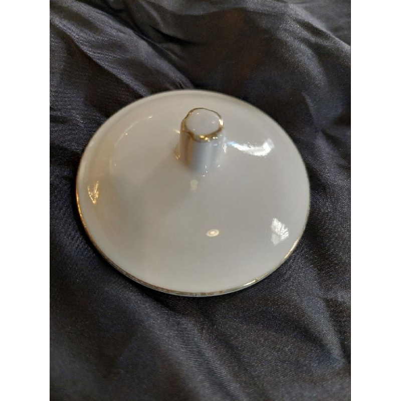 二手老物茶壺蓋❣碗蓋白瓷銀邊蓋碗等蓋子三才蓋杯蓋 陶瓷