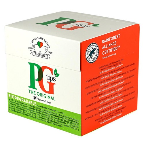 【捲髮阿嬤的柑仔店】＃PG Tips＃英國紅茶包 2.9g*40包/盒