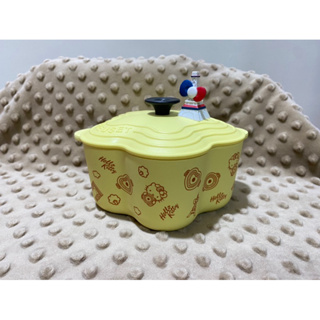 二手 7-11 LE CREUSET 台灣 HELLO KITTY 鑄鐵鍋造型餐具