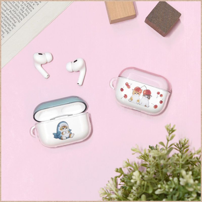 【Airpods pro 2代】🇯🇵日本｜保護殼 Mofusand 鯊魚貓 櫻桃貓