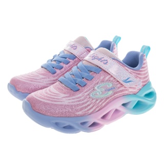 SKECHERS 童鞋 女童系列燈鞋 TWISTY BRIGHTS - 302325LPKMT