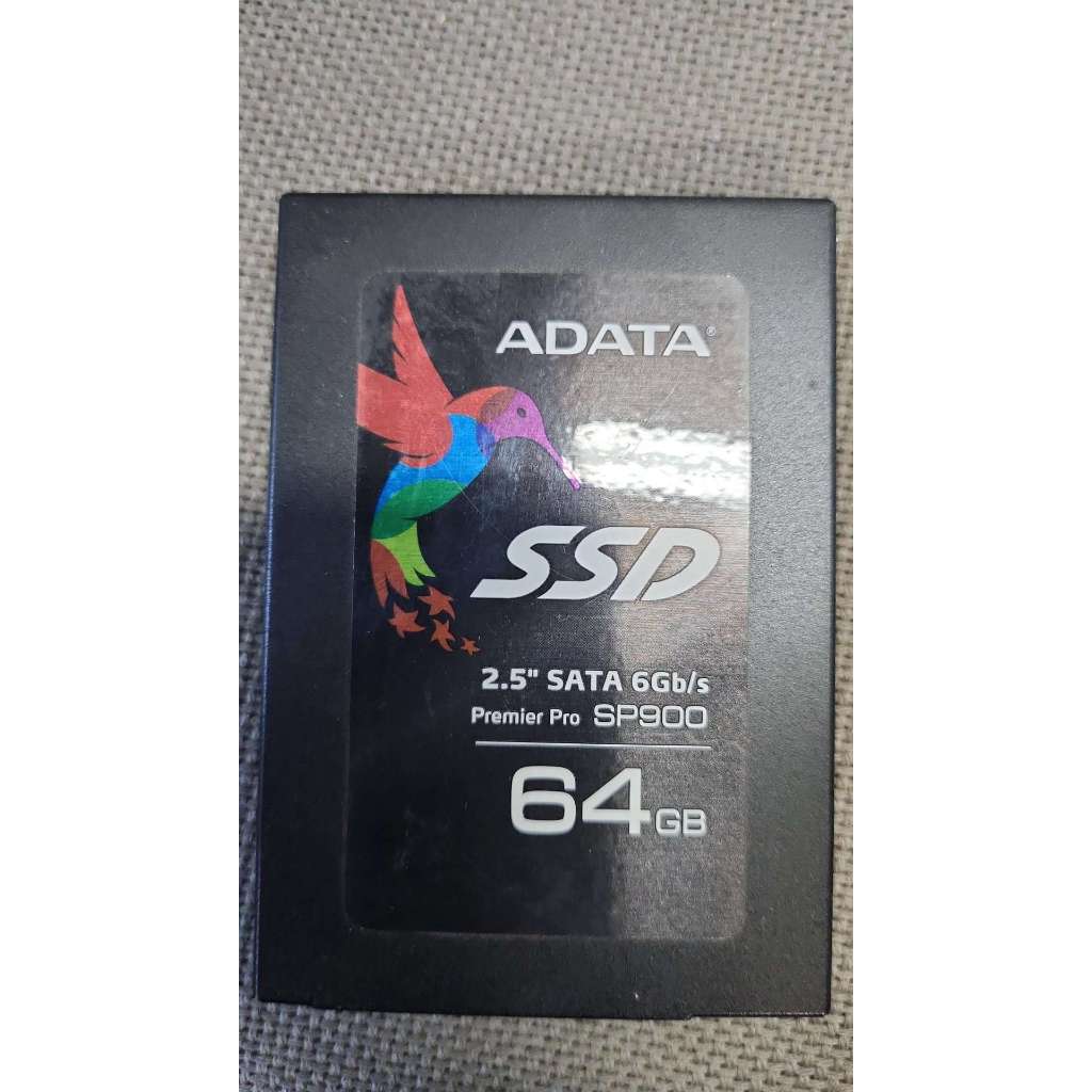 含稅 威剛 固態硬碟 2.5吋 SSD 64G 64GB 保固1個月 01H725