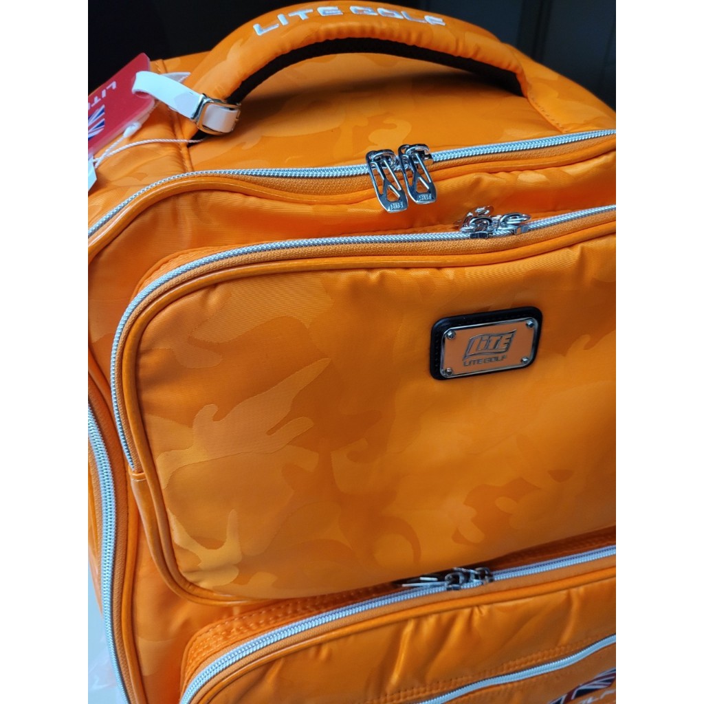 📢全新特賣中📢Lite Golf高爾夫四輪衣物袋(橘) 手拉桿TB-3166