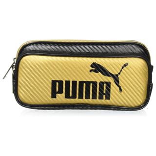 奶爸商城 日本正版 PUMA 雙層筆袋 運動型筆袋 防水筆袋 大容量 銀黑 特價出清