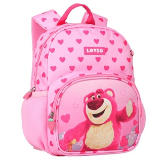 【STAR BABY】迪士尼 愛心草莓熊可愛輕量兒童背包 (A4不可放)(平輸品)