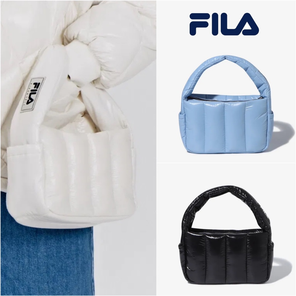 韓國 FILA 23SS Milano Premium Tote Bag 亮面手提包 托特包