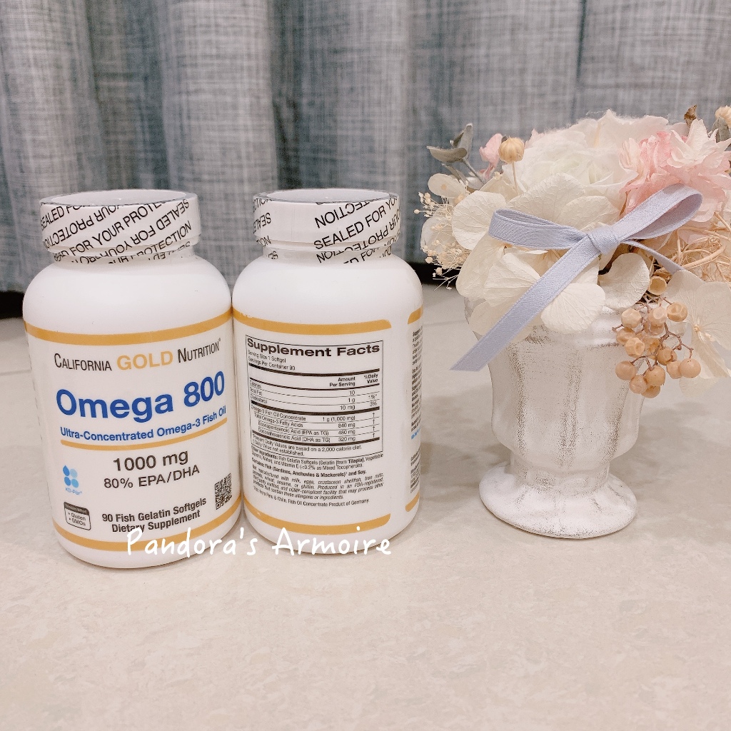 🥇24hr出貨🥈保證官方正品 California Gold Nutrition omega 800 醫級魚油 80%