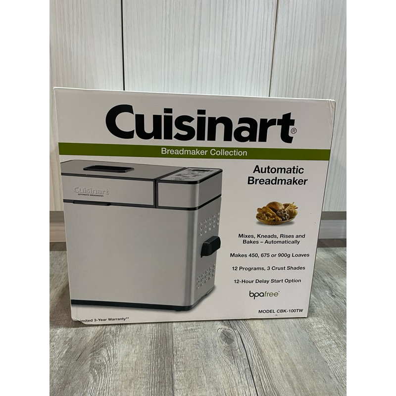 全新Cuisinart 美膳雅 CBK-100TW 微電腦全自動製麵包機