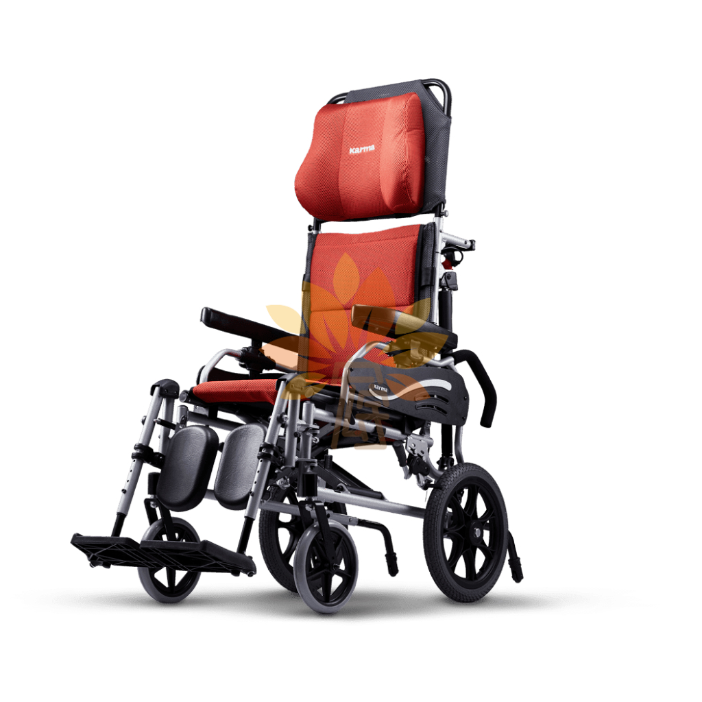 康揚 鋁合金輪椅 KM-5001 可補助 仰躺型 水平椅 501 躺式輪椅 鋁合金輪椅 高背輪椅 臥床照顧