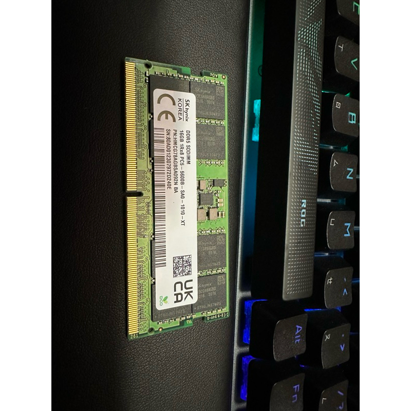 sk 海力士 筆記型電腦 nb ddr5 5600 16g