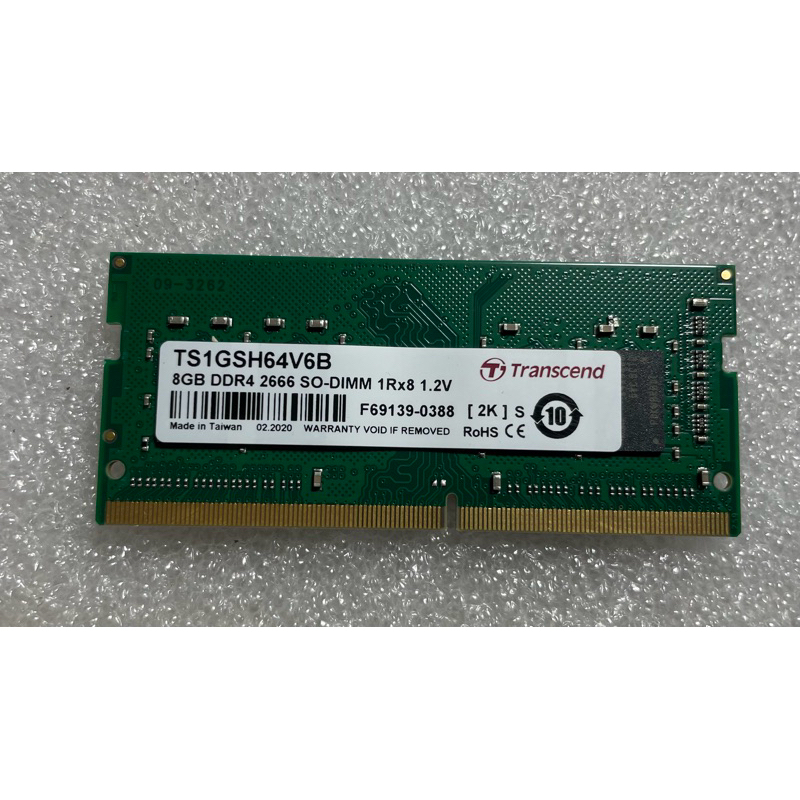 【賣可小舖】筆電用 原廠 DDR4-2666 16G / 8G 399元 起 記憶體 1Rx8，另有2400/2133