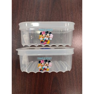 全新MINNIE&MICKEY&二手樂扣保鮮盒