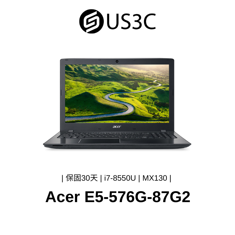 ACER Aspire E15 15吋 FHD i7-8550U 8G 1T HDD MX130 黑色 二手品