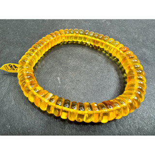 SaYos 《琥珀蜜蠟》天然 金珀 算盤珠 手串 琥珀