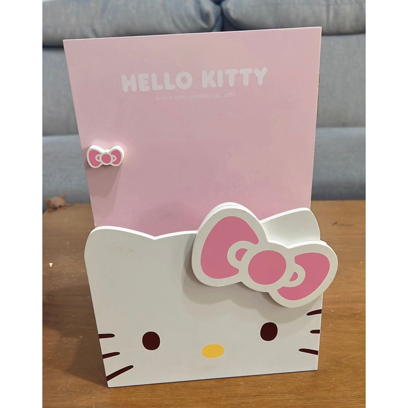 「二手」絕版三麗鷗 Hello Kitty Sanrio 多功能鑰匙櫃 木製信箱 鑰匙盒 收納盒 kitty