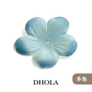 DHOLA｜【多色 - 56MM圓5瓣漸層假花片- 彩色有針孔】人造花 花藝 居家佈置 DIY材料 朵拉手藝材料店