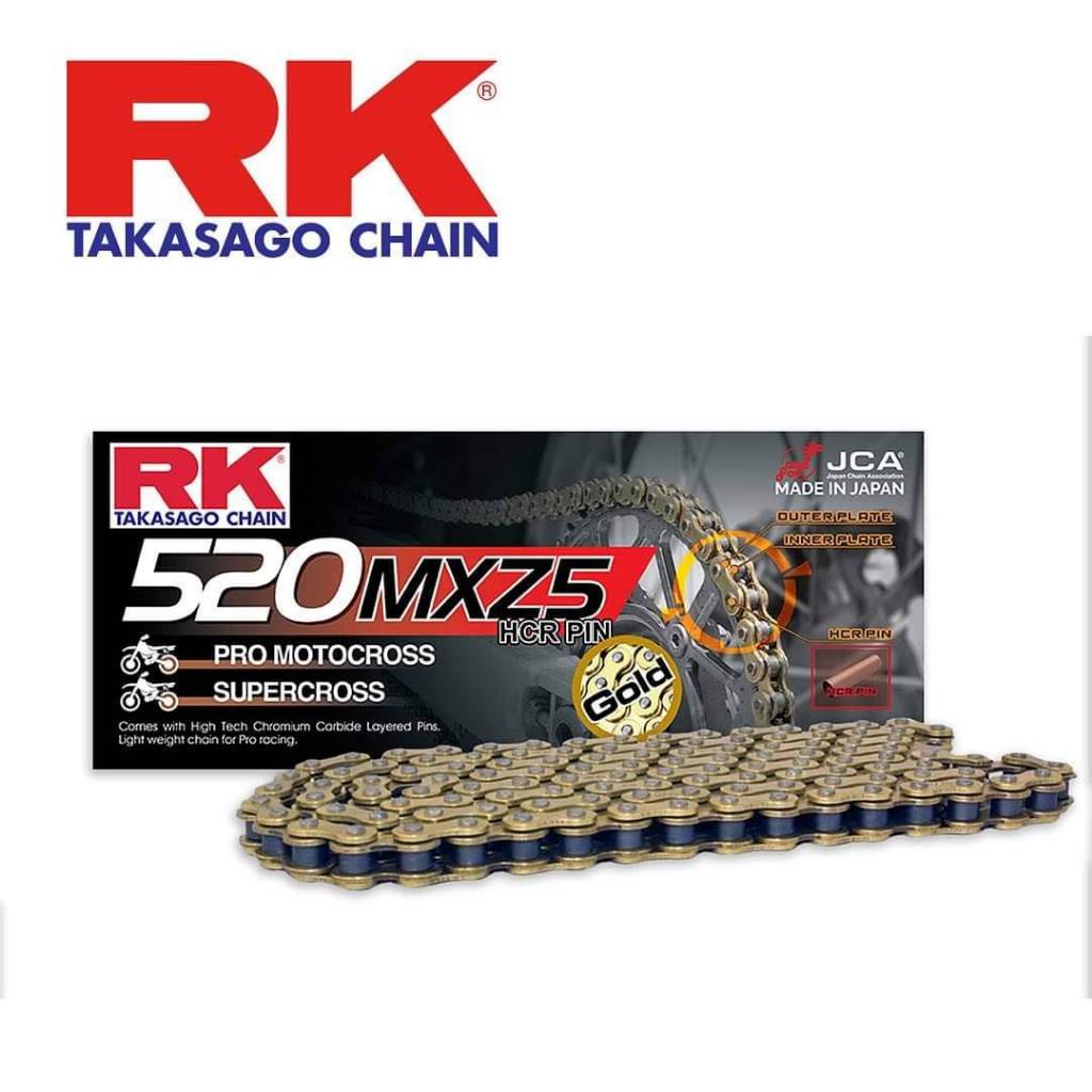 [RK製品] GB520MXZ 5 黃金競技強化鏈條 CRF250 CRF300 YZ250 R3 忍四 總代理公司貨!