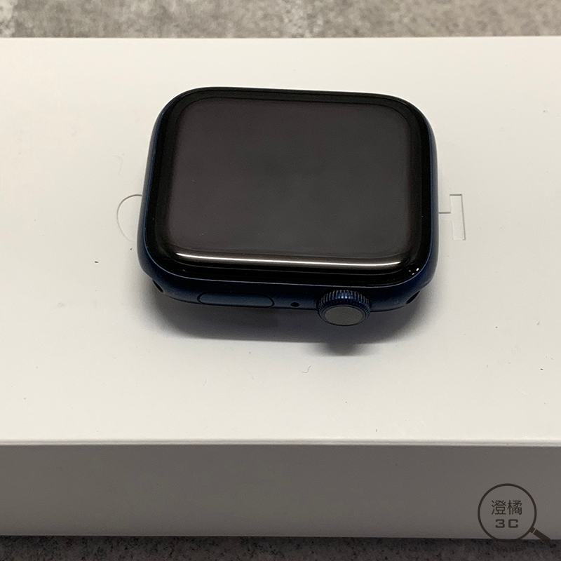 『澄橘』Apple Watch S6 44mm GPS 藍鋁框配藍運動錶帶 A2292《歡迎折抵》A66896