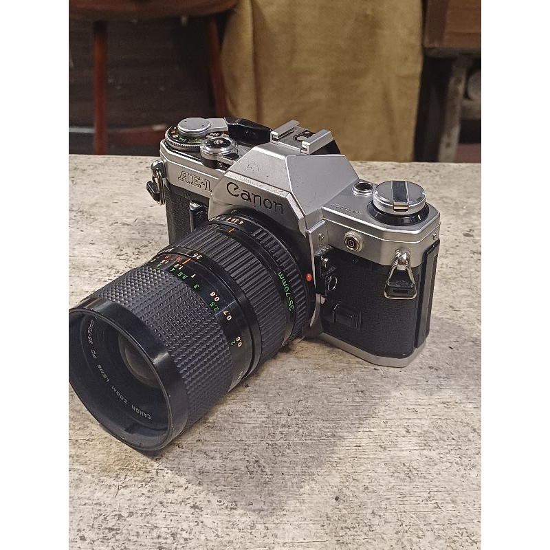 (一機一鏡) CANON AE-1 AE1 35-70mm f3.5-4.5 旅遊鏡  底片相機  FD卡口