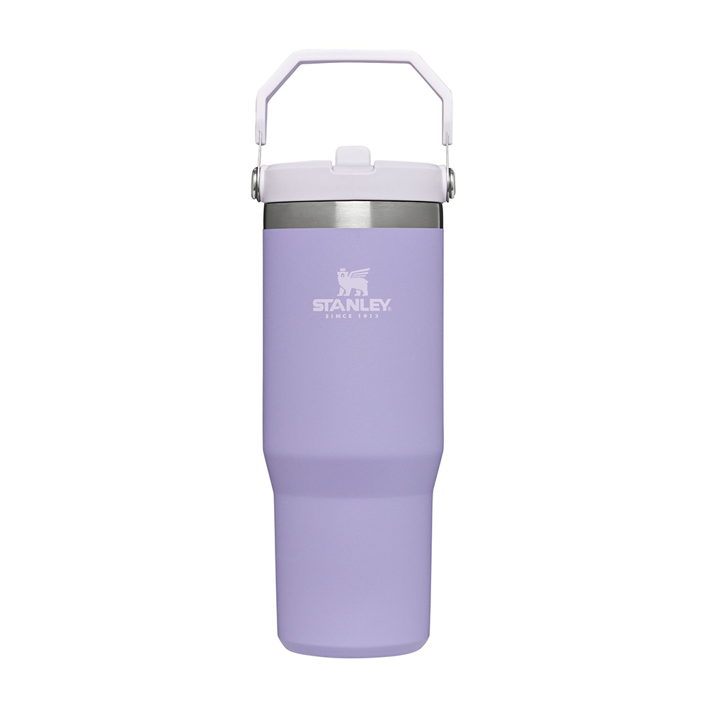STANLEY 經典系列 IceFlow 手提吸管杯 0.88L / 薰衣紫