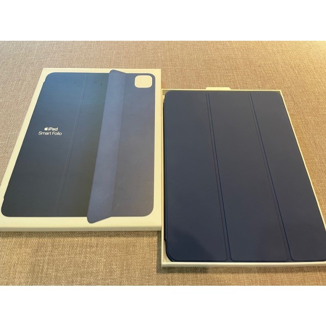 [二手近全新] Apple iPad smart folio 聰穎雙面夾 適用於iPad Pro 11 吋 海軍深藍色