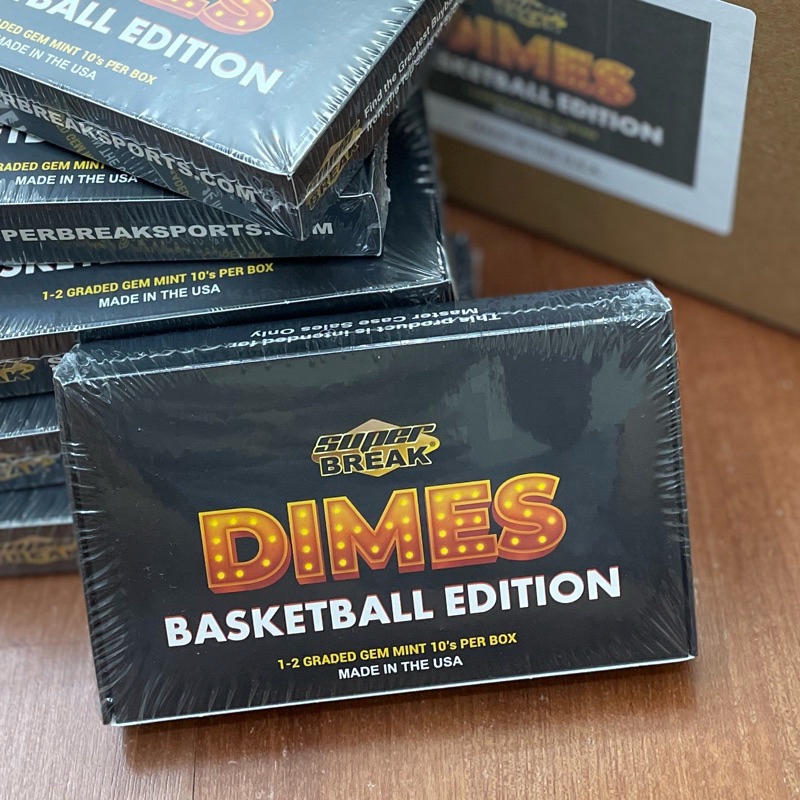 NBA 2021 Super Break DIMES Basketball 籃球卡盒 抽鑑定卡 每張卡都是鑑定10級