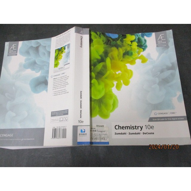chemistry 10e Asia Edition Zumdahl 9789814866477 劃記少