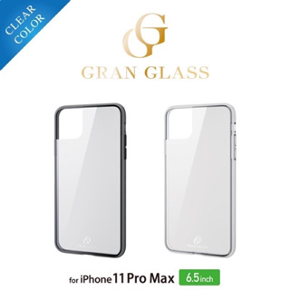 日本品牌 ELECOM iPhone 11 Pro Max 手機殼 9H 鋼化玻璃 保護殼 日本製玻璃 無線充電