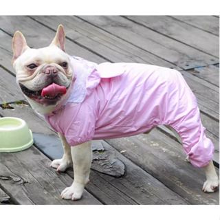現貨~寵物衣服四季連身雨衣四腳狗狗中小型犬防水耐髒，特價出清