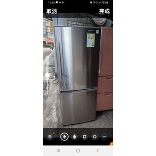 二手中古國際435公升雙門變頻冰箱，上冷藏下冷凍，型號NR-B433HV，保固3個月，請詢問大戶藥師