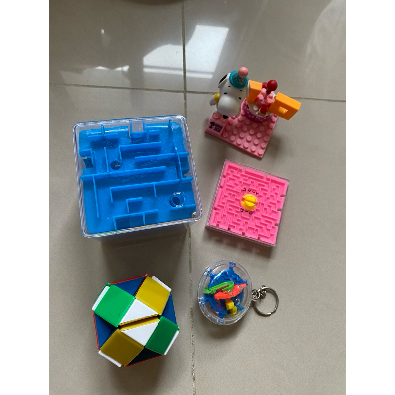 二手迷宮玩具+史努比積木