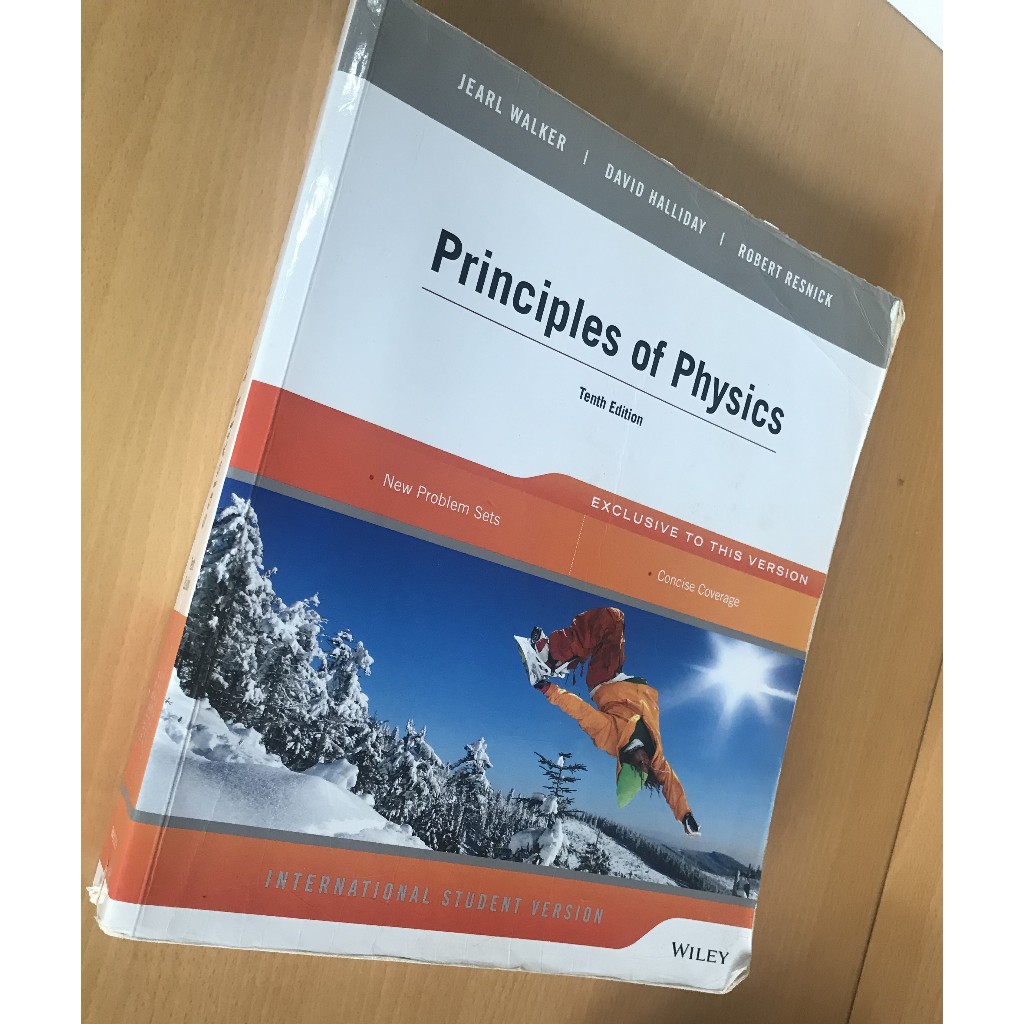 Principles of Physics Tenth edition （10/e）大學普通物理用書