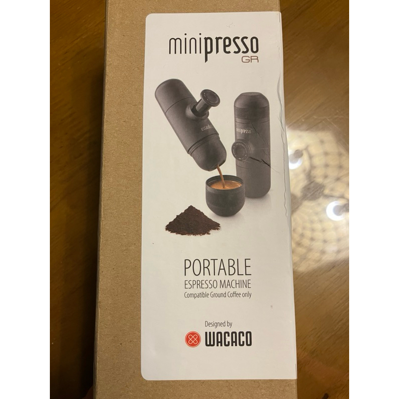 全新 Wacaco minipresso GR 咖啡粉版本 露營用攜帶式義式濃縮旅用手動咖啡機