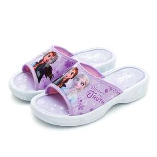 童鞋【Disney 迪士尼】冰雪奇緣 童PVC拖鞋-紫/FNKS41007