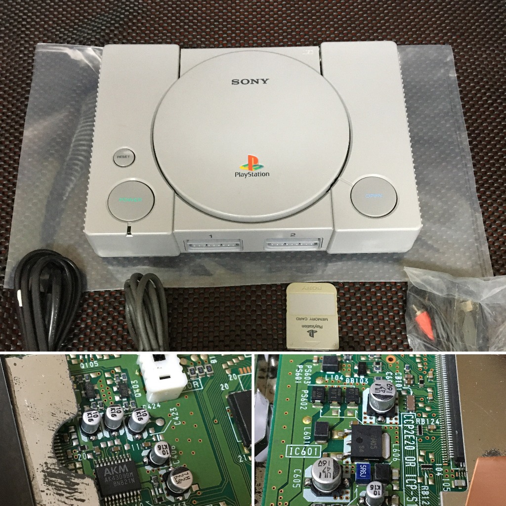 Sony PlayStation PS1 遊戲主機 包含全新改機破解 電容換新