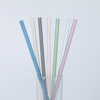 【Oolab 良杯製所】 Ecozen 透明斜口粗/細吸管 26cm (7色) 環保吸管